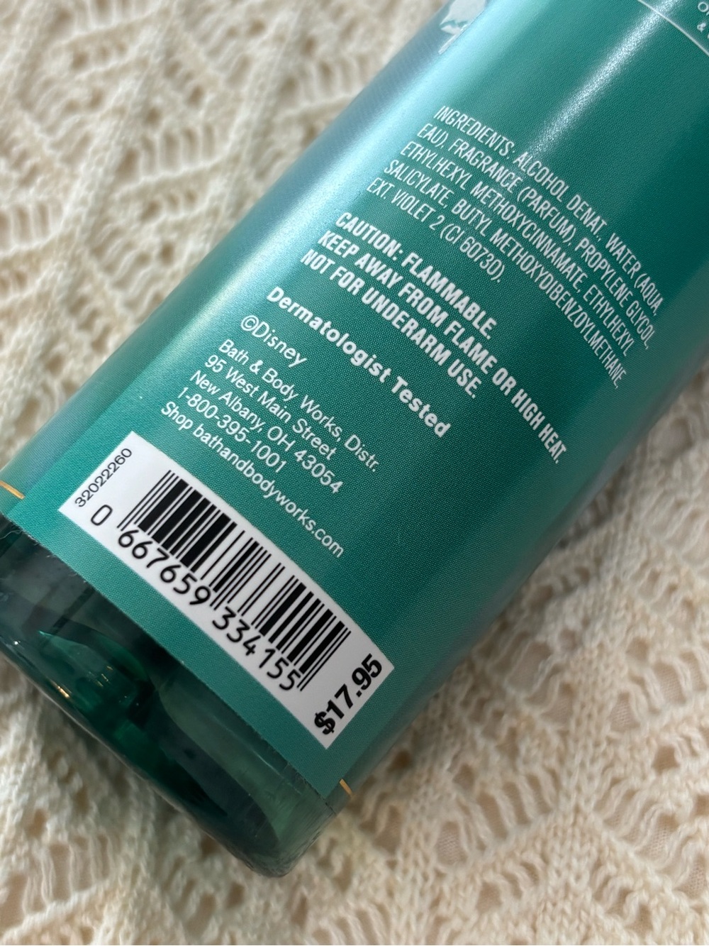 Bath & Body Works • Ariel Disney Princess Collection Fragrance Mist - Picture 5 of 6